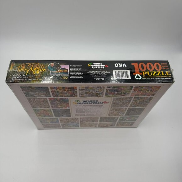 Terry Redlin White Mountain Puzzles "Sunday Morning" 1000-Piece NEW/SEALED - Picture 7 of 10